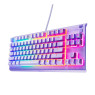 SteelSeries Apex 3 TKL Lavender RGB Gaming Keyboard, Tenkeyless Compact Form Factor, 8-Zone RGB Illumination  Water and Dust Resistant Whisper-Quiet Gaming Switch